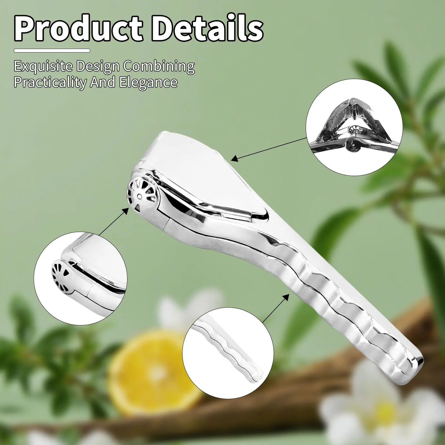 🔥Limited Time-49% OFF🍹Foldable Stainless Steel Lemon Squeezer Multi Fruit Hand Juicer Press