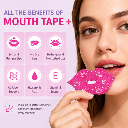 👄Hydrating & Moisturizing Mouth Tape For Sleep | Stop Snoring & Hydrate Lips Overnight