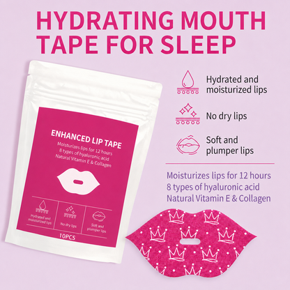 👄Hydrating & Moisturizing Mouth Tape For Sleep | Stop Snoring & Hydrate Lips Overnight
