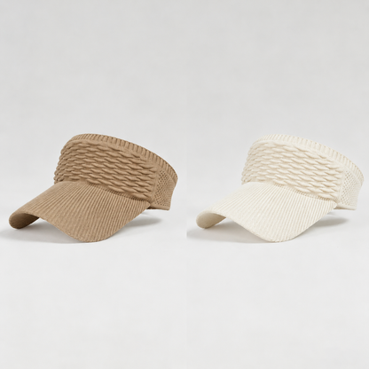 Women's High Ponytail Sun Visor Hat for Sun Protection