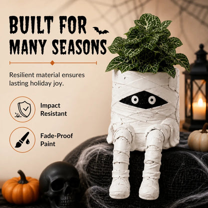 🎃 LIMITED TIME 49% OFF | Spooky Hanging Leg Resin Planter – Cute Halloween Succulent Pot For Home & Garden 👻