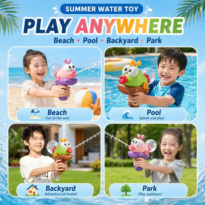 🔫Electric Water Blaster Toy for Kids 💦 – One-Touch Electric Water Gun with Cute Animal Design for Summer Pool & Beach Fun