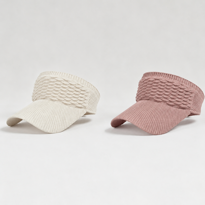 Women's High Ponytail Sun Visor Hat for Sun Protection