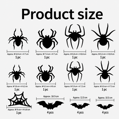 ⚡HOT SALES🔥🦇 3D LED Bat Decor | Glowing Halloween Wall Stickers🎃