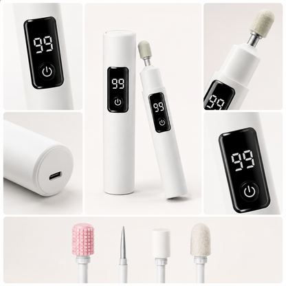🔥Hot Sale 49% OFF-Professional Ultra-Safe LED Electric Nail Grinder