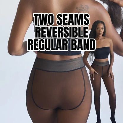 💕49％OFF🔥Fleece Lined Tights | Thermal Sheer Tights High Waist Tummy Control Winter Tights