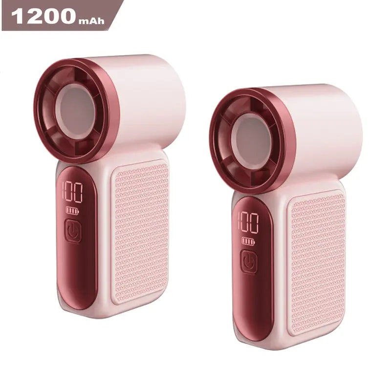🥳2026 HOT SALE🥳💞50K+ SOLD!💨❄️ ! Turbo Handheld Fan – 16900 RPM, 6 speeds, LED display. 3000mAh battery, 10.7hrs cooling. Pocket‑sized power! 🌬️✨