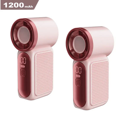 🥳2026 HOT SALE🥳💞50K+ SOLD!💨❄️ ! Turbo Handheld Fan – 16900 RPM, 6 speeds, LED display. 3000mAh battery, 10.7hrs cooling. Pocket‑sized power! 🌬️✨