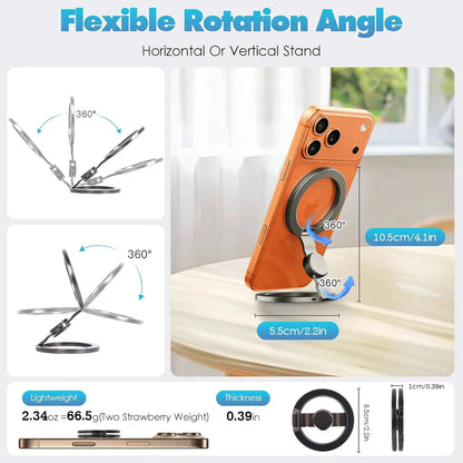 🔥Limited Time-49% OFF🧲Magnetic Phone Stand & Fidget Spinner Combo for iPhone 🌀