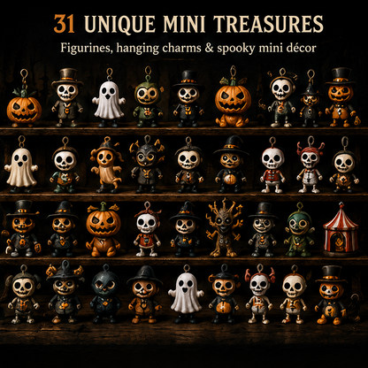 🎉🎃 49% OFF – 31 Nights of Fright Halloween Countdown Box with 31 Unique Spooky Collectibles  👻✨