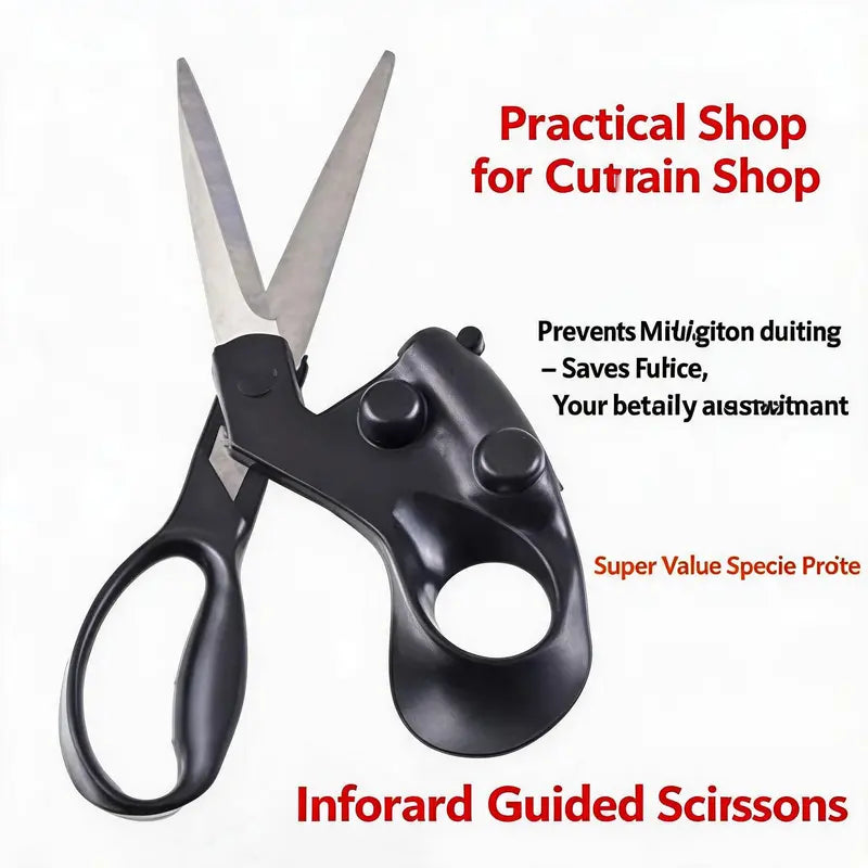 ✂️ Laser Guided Scissors – Precision Cutting Tool for Sewing, Crafts & DIY Projects