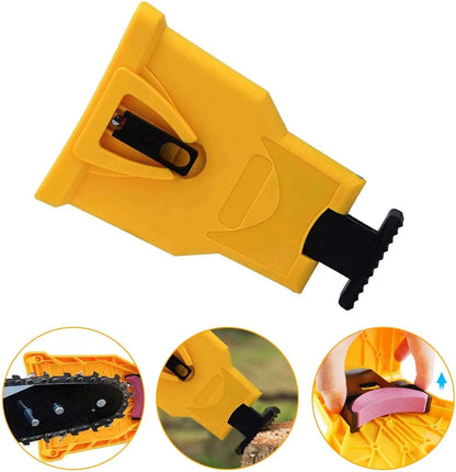 🪚Portable Teeth Chainsaw Sharpener, Proprietary Bar-Mount Chain Saw Fast Sharpening Tool