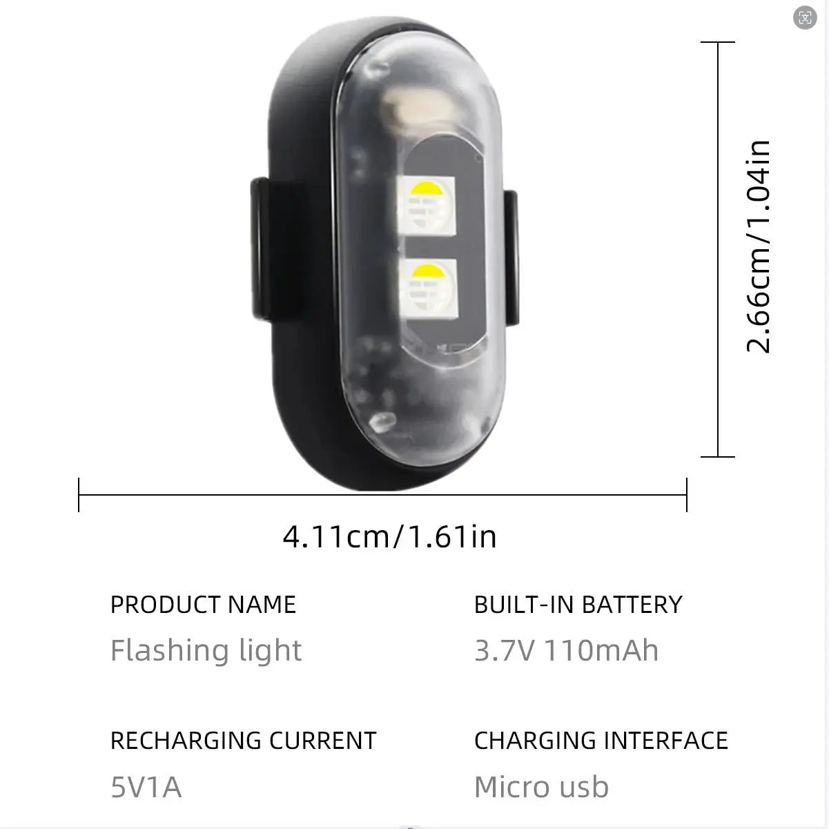 🔥LAST DAY 49% OFF🔥🚦RGB LED Strobe Light - Wireless Remote Control for Bikes & Cars🎛️