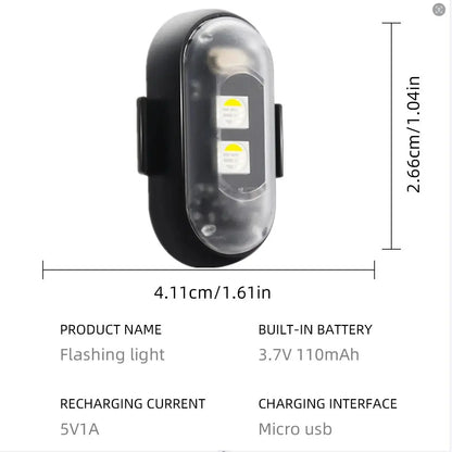 🔥LAST DAY 49% OFF🔥🚦RGB LED Strobe Light - Wireless Remote Control for Bikes & Cars🎛️