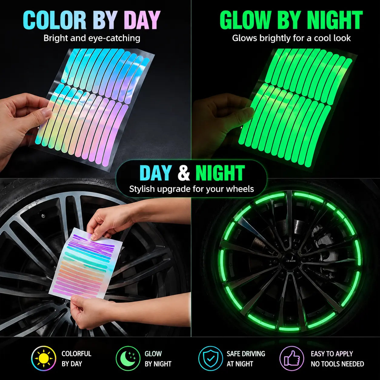 🔥 49% OFF Limited Time Offer – Glow Rim Stickers™ | Create A Sporty Night Glow Look For Your Car In Minutes