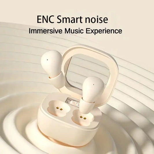 Ultra-Mini Wireless Earbuds | Bluetooth 5.3 Noise Cancelling Headphones