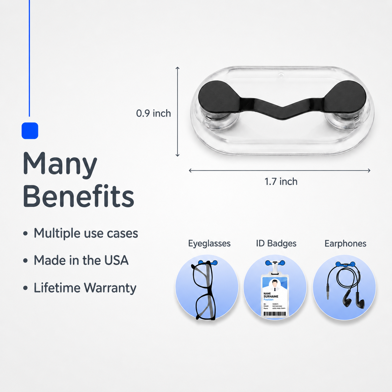 🔥LAST DAY 49% OFF🔥👓 Universal Magnetic Glasses Holder-🧲 Premium Strength for All Eyewear Frames