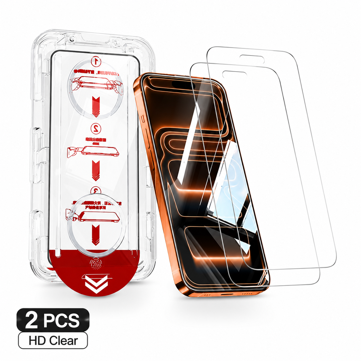 📢LAST DAY 49% OFF🔥📱Dust-Free One-Pull Tempered Glass Screen Protector