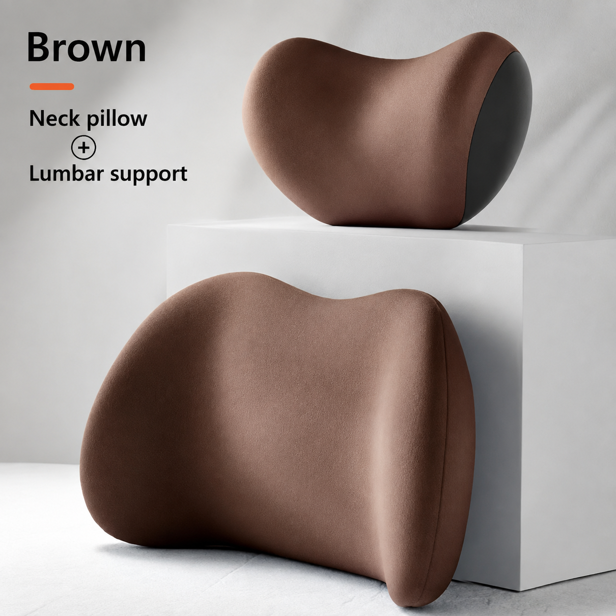 📢LAST DAY 49% OFF🔥 🚗Memory Foam Car Neck Pillow & Lumbar Support Set | Relieve Driving Fatigue