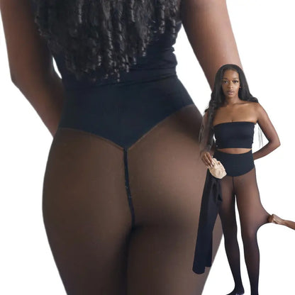 💕49％OFF🔥Fleece Lined Tights | Thermal Sheer Tights High Waist Tummy Control Winter Tights