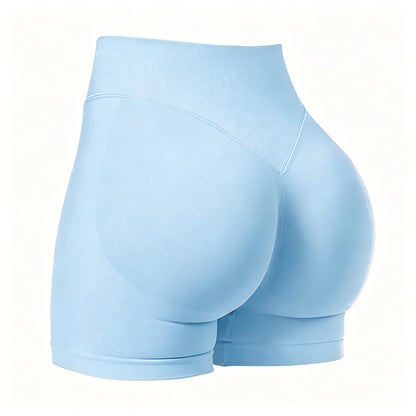 💕49% OFF 🍑Women's Seamless Scrunch Gym Shorts | High-Waist Sculpting Fit