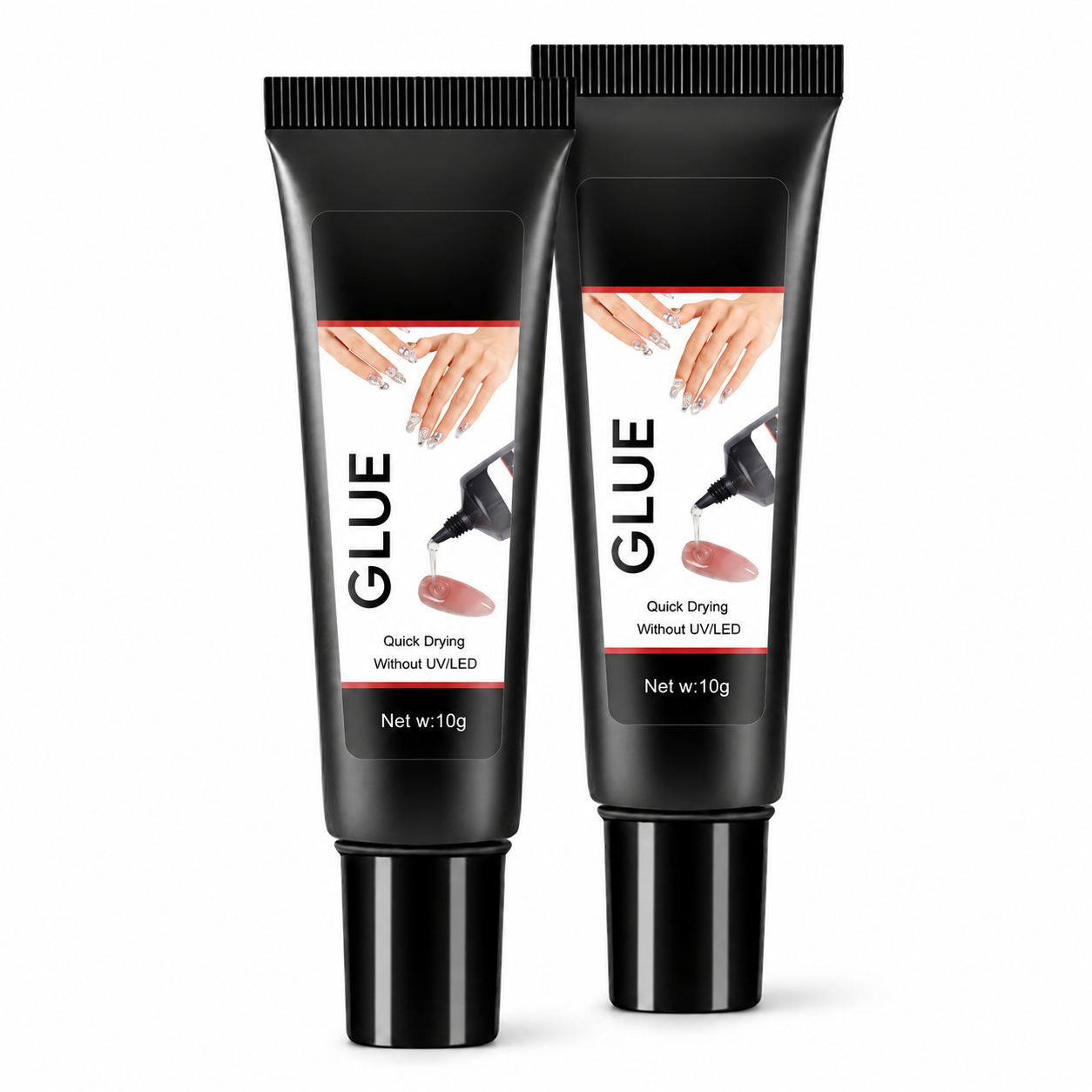 🔥LAST DAY 49% OFF🔥💅Quick‑Dry Semi‑Solid Nail Glue Kit – No UV Lamp Needed✨