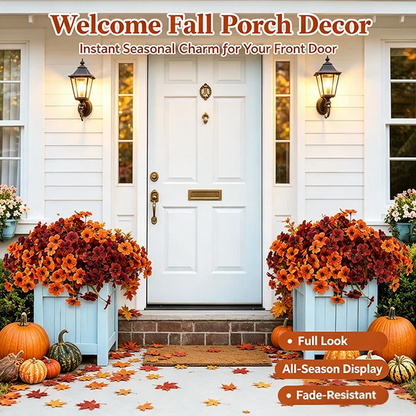🔥LAST DAY 49% OFF🔥🍂Fall UV Resistant Artificial Flowers 🌺Fake Autumn Floral Stems