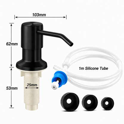 ⚡Hot Sales 49% OFF🔥🧴 Kitchen Sink Soap Dispenser | 360° Rotatable With Long Extension Hose