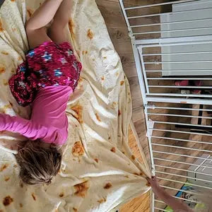 A blanket with a sense of humor