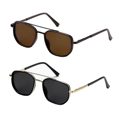 🎁Promotion 49% OFF😎 Fashion Geometric Double-Beam Sunglasses