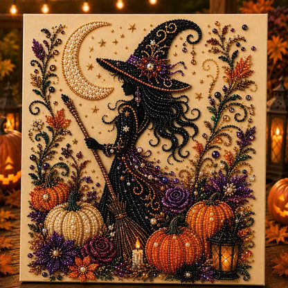 🔥Limited-time 49% off🔥👻 Halloween 3D Diamond Painting Kit ✨ DIY Crystal Bead Canvas Craft