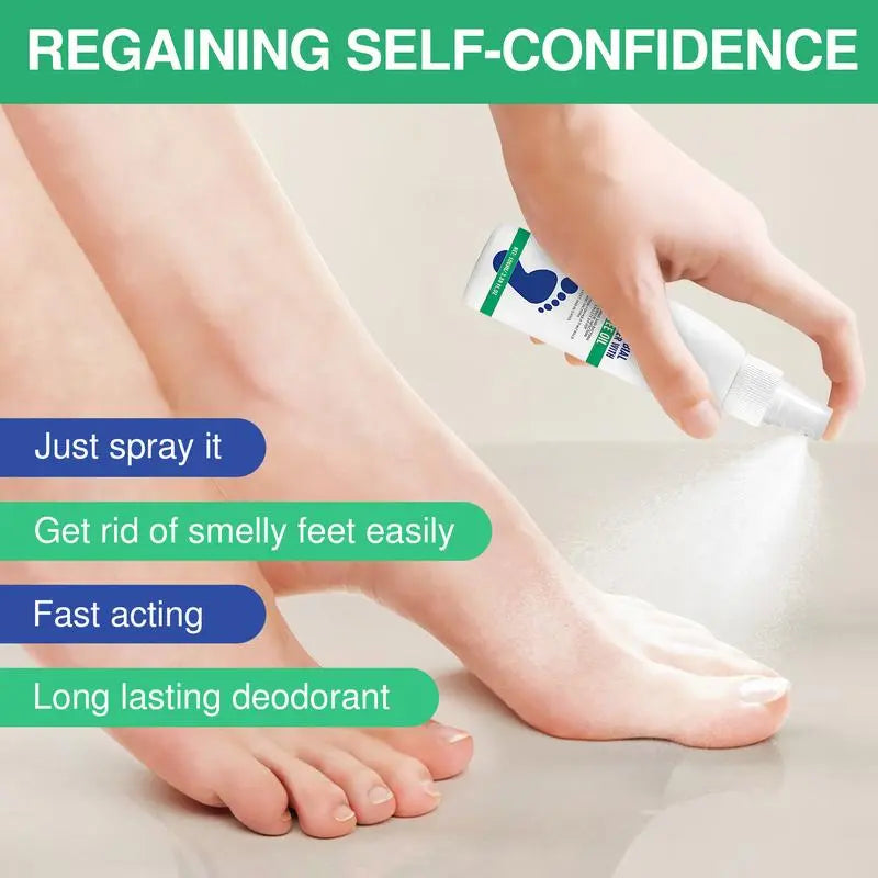 Tea Tree Oil Foot Spray 🌿 - Moisturizing Deodorant for Fresh Feet 🦶✨