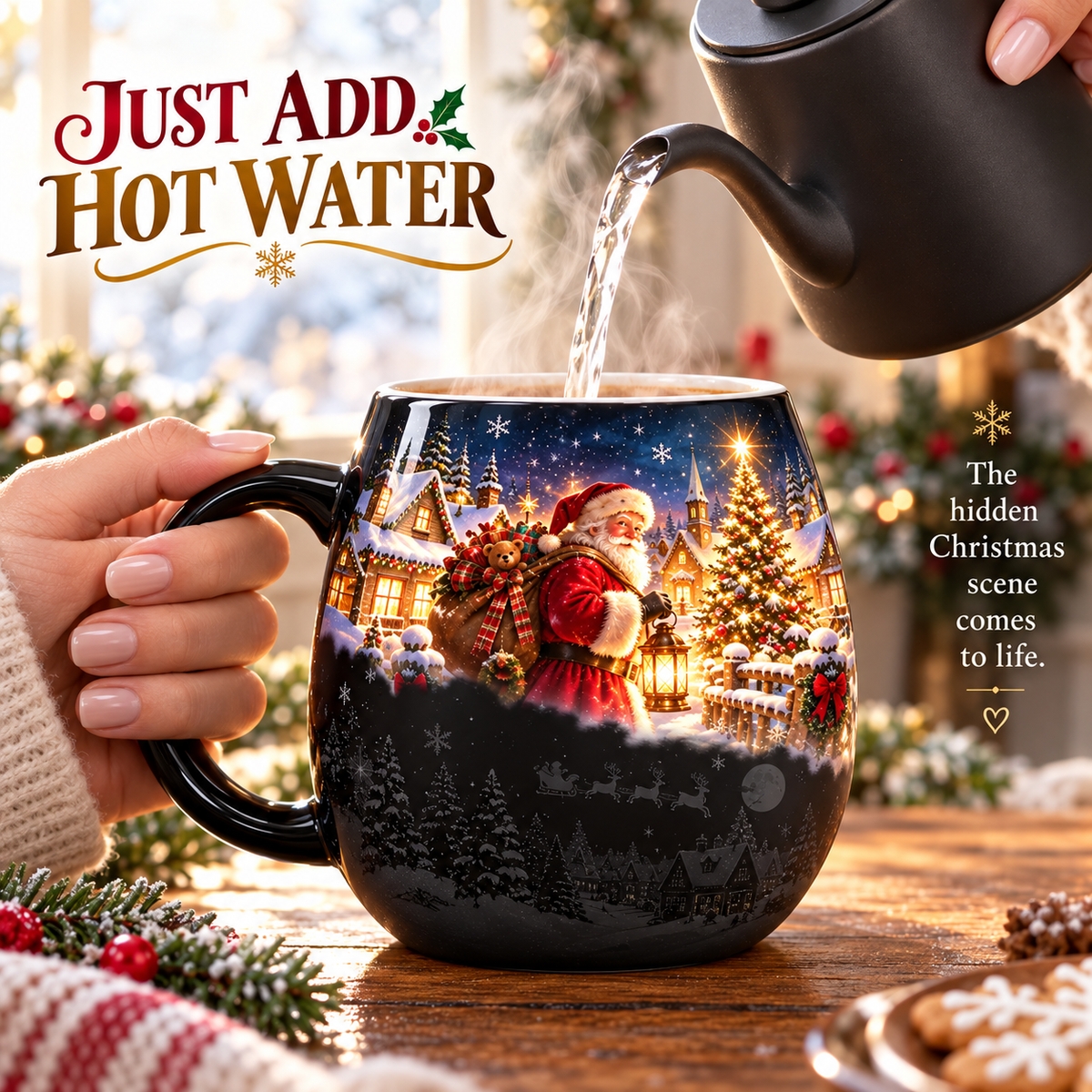 Christmas Magic Color-Changing Mug – Heat Reveal Holiday Gift