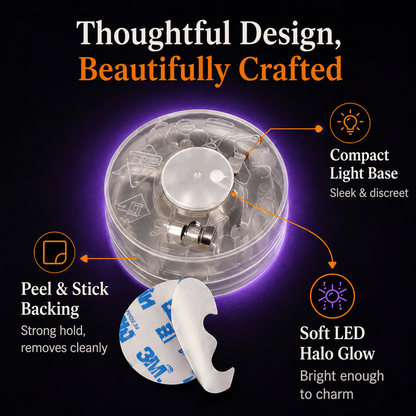 🔥LAST DAY 49% OFF🔥🎃Halloween LED Silhouette Wall Light Stickers | Battery Powered Peel & Stick Spooky Party Decor