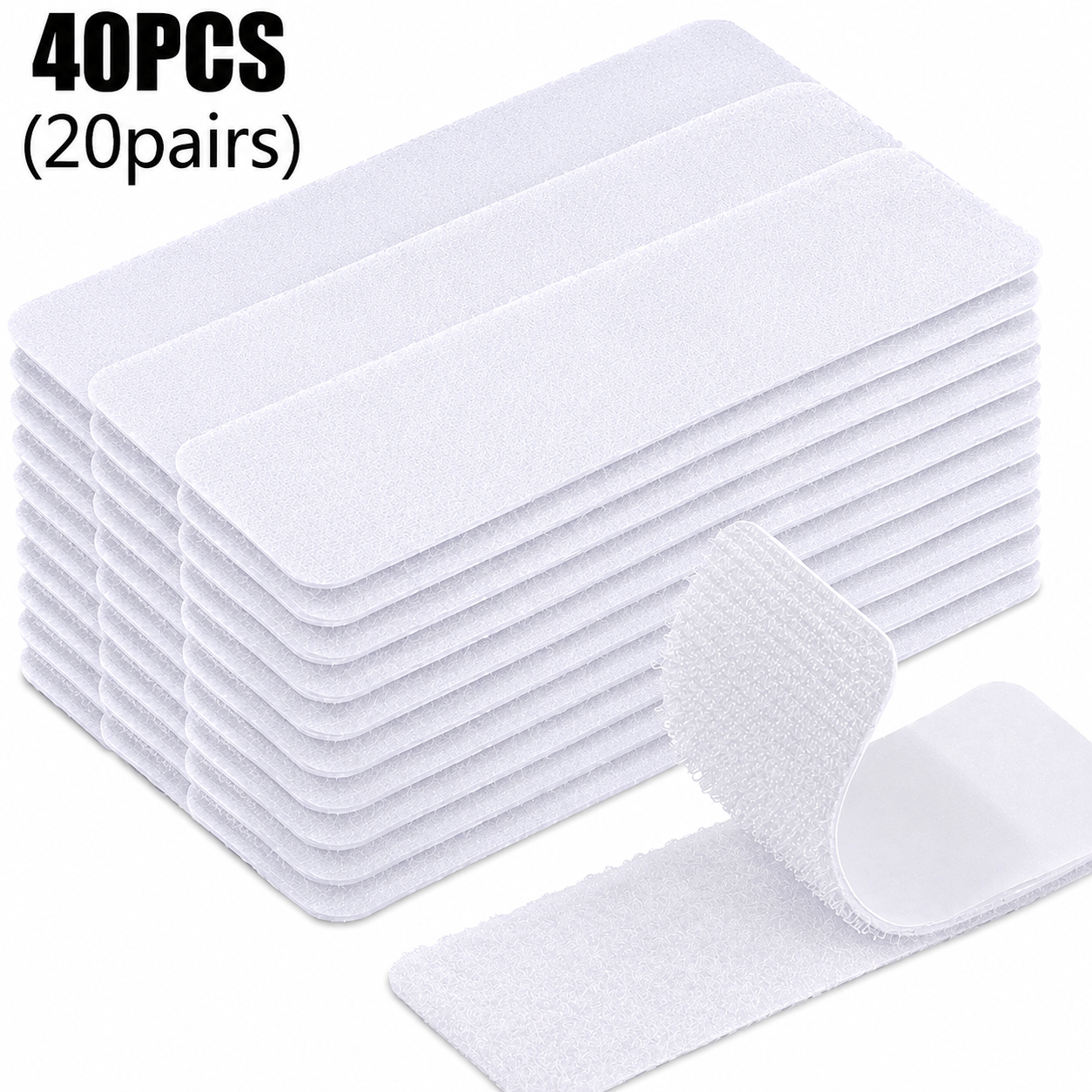 White / 40Pcs (20pairs)