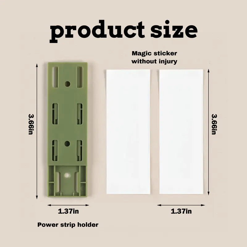 🔥 LIMITED TIME 49% OFF Smart Adhesive Power Strip Holder Create A Cleaner, More Organized Home In Seconds
