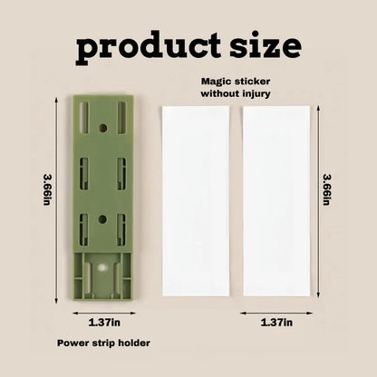 🔥 LIMITED TIME 49% OFF Smart Adhesive Power Strip Holder Create A Cleaner, More Organized Home In Seconds