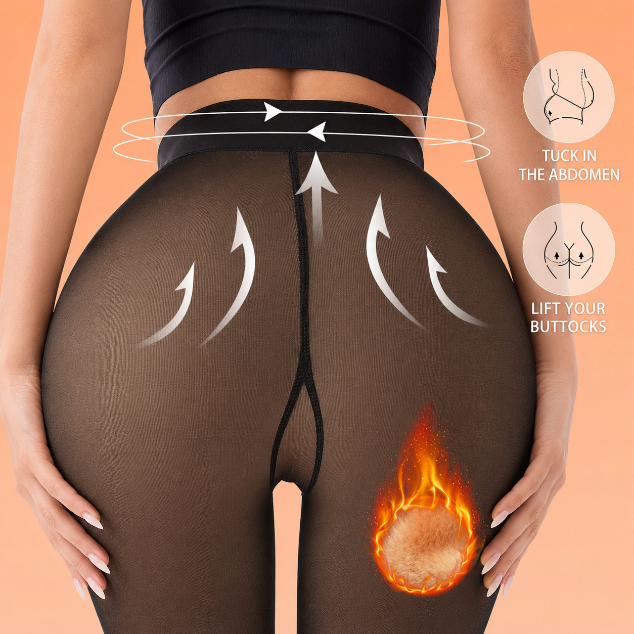 💕49% OFF🔥Women’s Fleece Lined Tights | Warm High-Waist Shaping Leggings