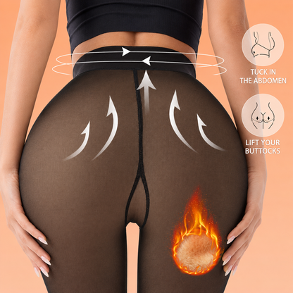 💕49% OFF🔥Women’s Fleece Lined Tights | Warm High-Waist Shaping Leggings