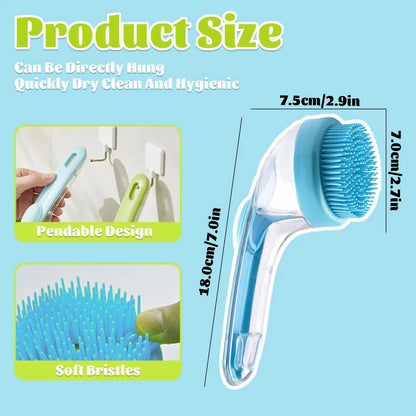 49% OFF -Pet Bath Brush with Shampoo Dispenser for Dogs & Cats