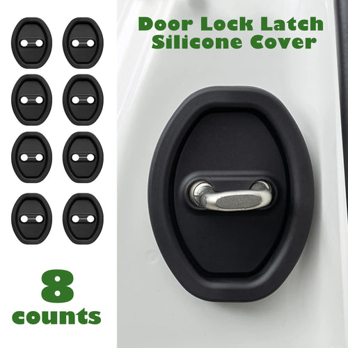 8 Counts Universal Door Latch Lock Covers - Premium Silicone