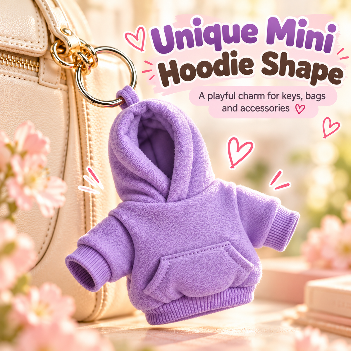 🔥 Limited-Time 49% OFF -👕🔑Mini Hoodie Stress Ball Keychain – Mini Fashion Accessory for Bags & Backpacks✨