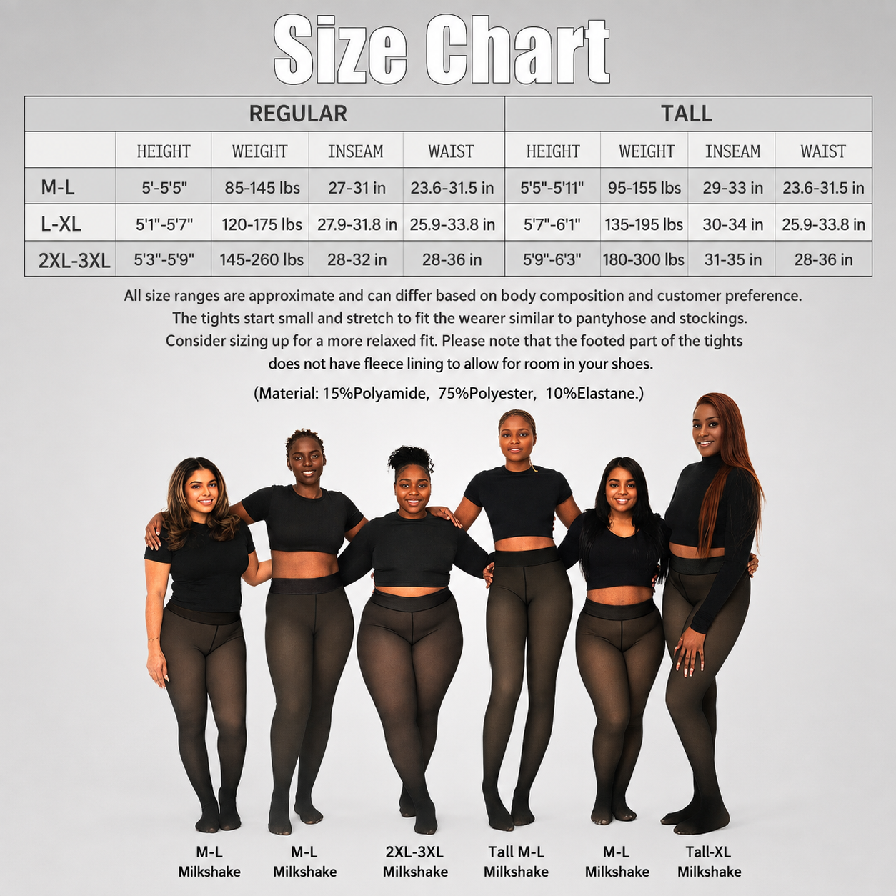 💕49% OFF🔥Women’s Fleece Lined Tights | Warm High-Waist Shaping Leggings
