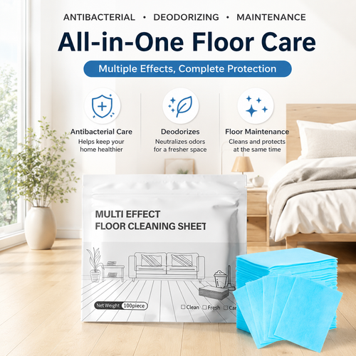 Multi-Surface Floor Cleaning Tablets - 100/200 Pack for Sparkling Floors