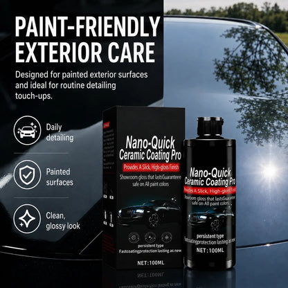 🚗✨ 49% OFF Limited Time – Nano Ceramic Car Coating Kit with Microfiber Towel 🔥