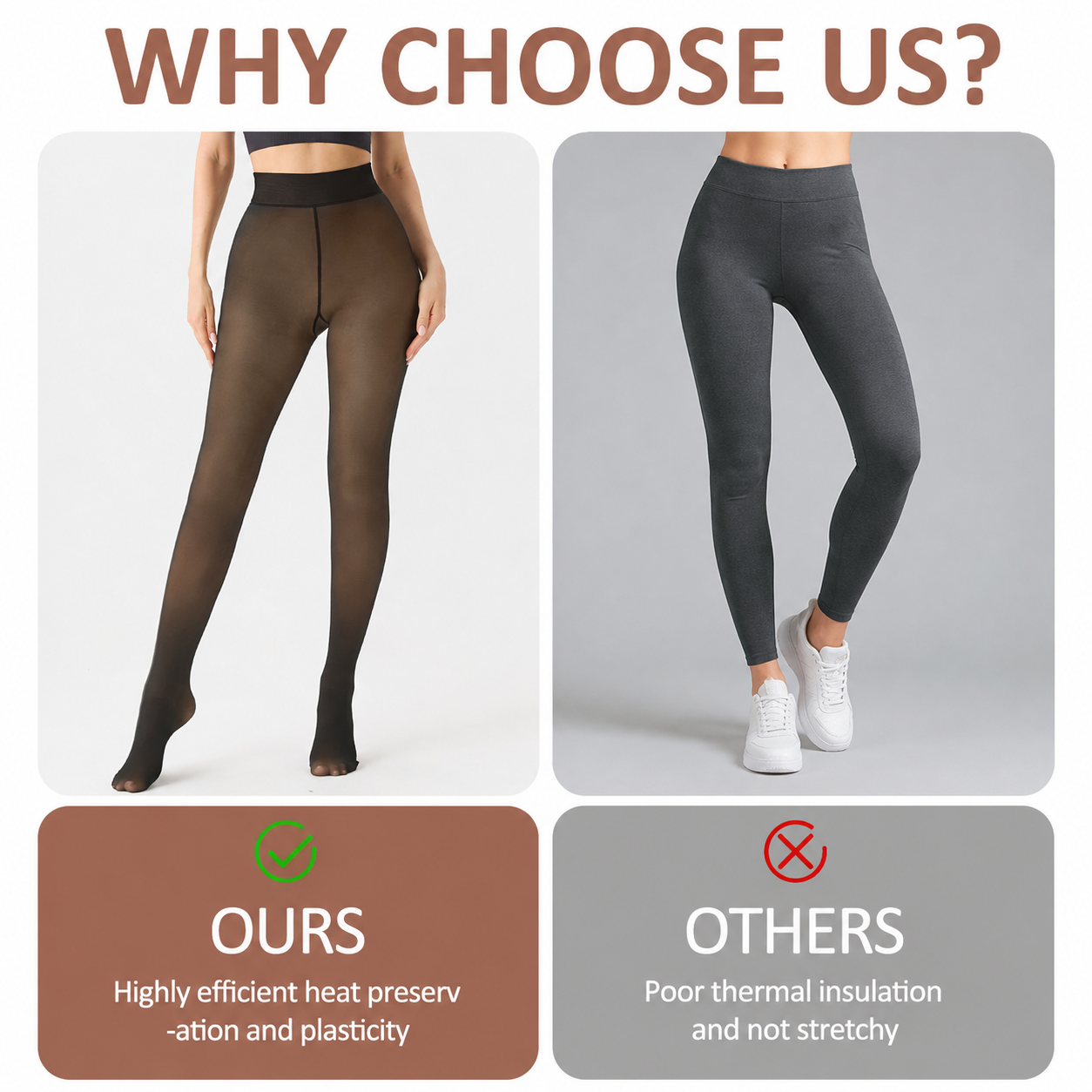💕49% OFF🔥Women’s Fleece Lined Tights | Warm High-Waist Shaping Leggings
