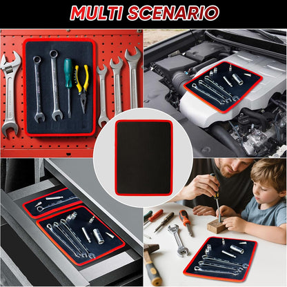 🔥3PC Flexible Magnetic Tool Mat & Tray Holder