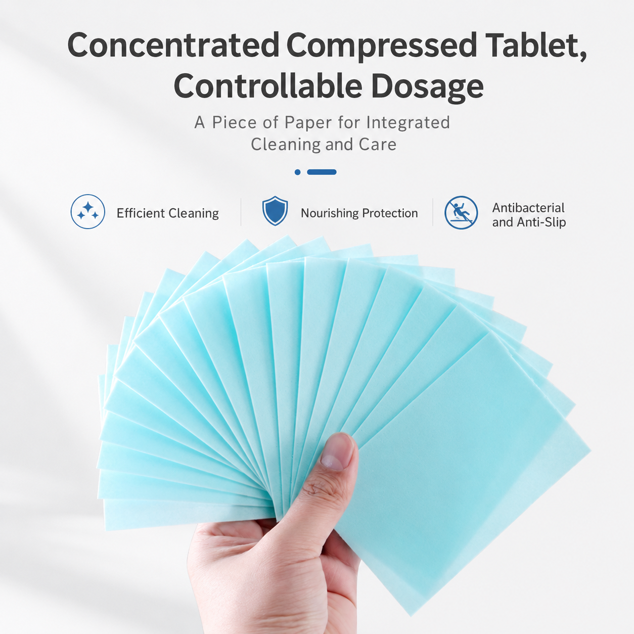 Multi-Surface Floor Cleaning Tablets - 100/200 Pack for Sparkling Floors