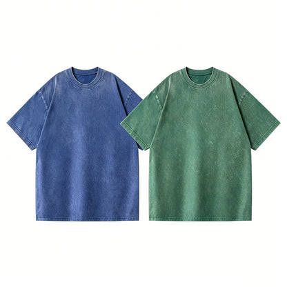 Best Seller 🔥 Vintage Washed Oversized T-Shirt | Unisex Drop Shoulder Streetwear Tee