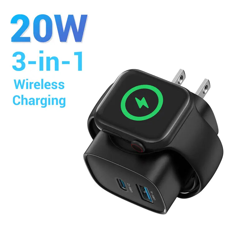 3-in-1 Magnetic Wireless Charger 20W